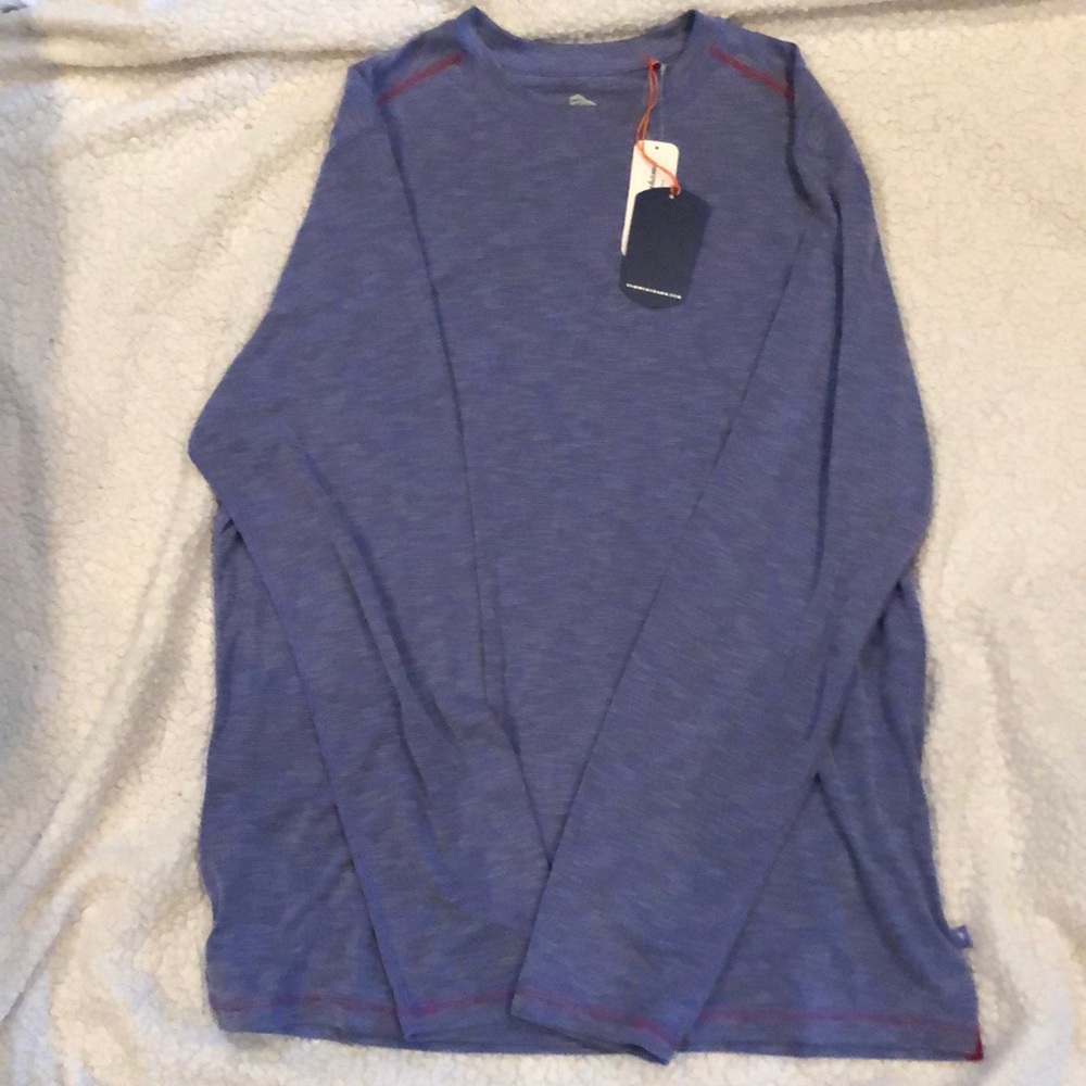 Blue long sleeve men’s Tommy Bahama shirt